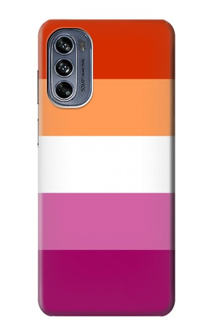 S3887 Lesbian Pride Flag Case For Motorola Moto G62 5G
