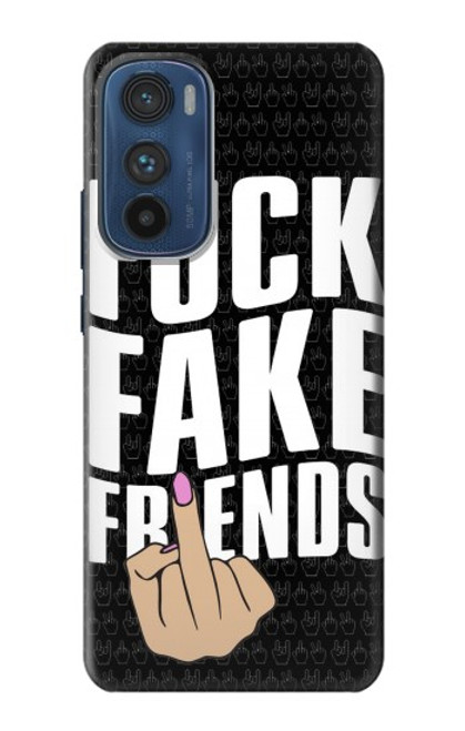 S3598 Middle Finger Fuck Fake Friend Case For Motorola Edge 30