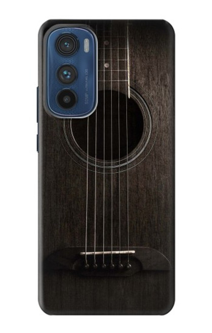 S3834 Old Woods Black Guitar Case For Motorola Edge 30