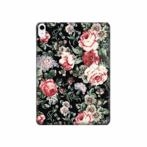 S2727 Vintage Rose Pattern Hard Case For iPad 10.9 (2022)