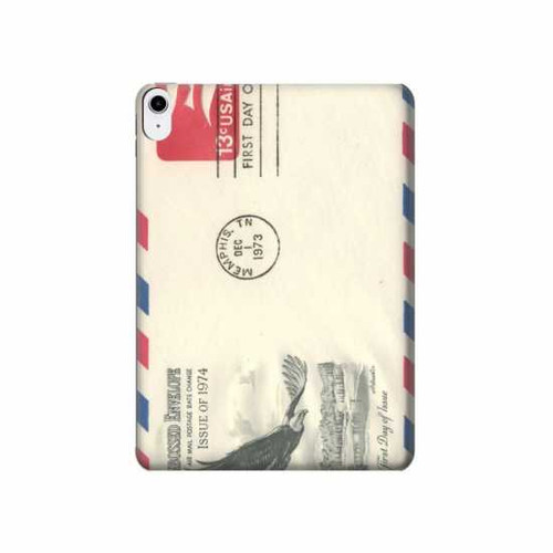 S3551 Vintage Airmail Envelope Art Hard Case For iPad 10.9 (2022)