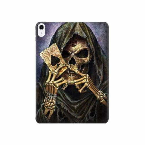 S3594 Grim Reaper Wins Poker Hard Case For iPad 10.9 (2022)