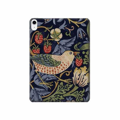 S3791 William Morris Strawberry Thief Fabric Hard Case For iPad 10.9 (2022)