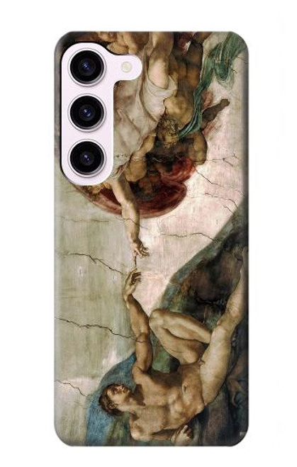 S0179 Michelangelo Creation of Adam Case For Samsung Galaxy S23