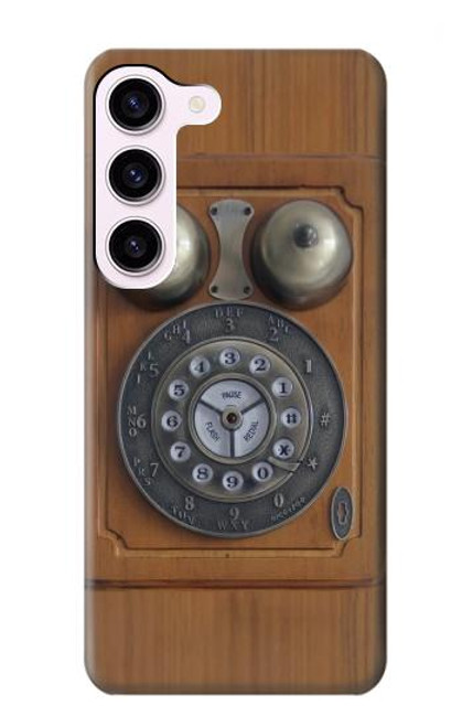 S3146 Antique Wall Retro Dial Phone Case For Samsung Galaxy S23