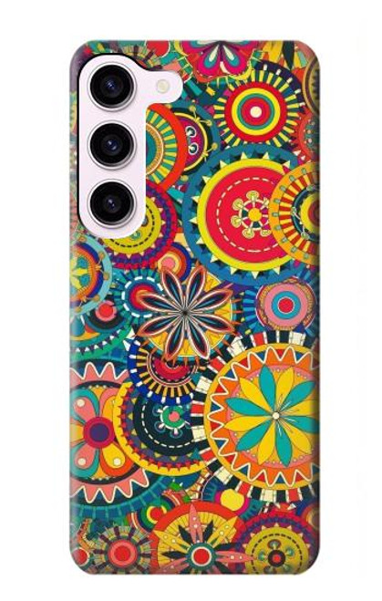 S3272 Colorful Pattern Case For Samsung Galaxy S23