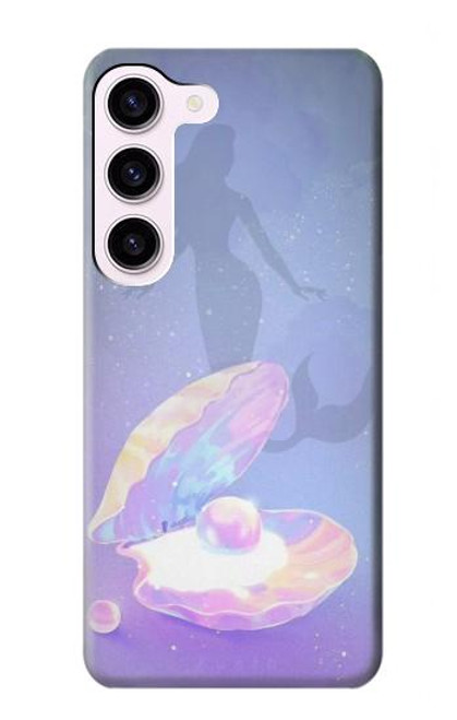 S3823 Beauty Pearl Mermaid Case For Samsung Galaxy S23