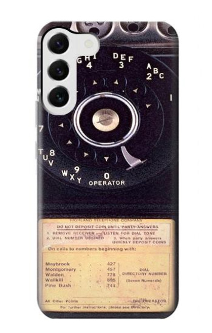 S0086 Payphone Vintage Case For Samsung Galaxy S23 Plus