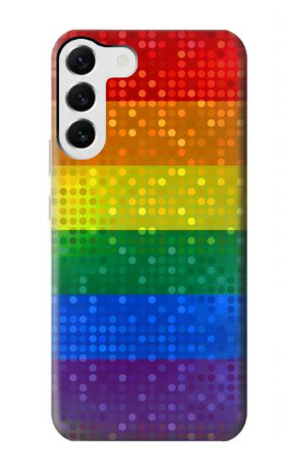 S2683 Rainbow LGBT Pride Flag Case For Samsung Galaxy S23 Plus