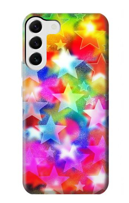 S3292 Colourful Disco Star Case For Samsung Galaxy S23 Plus