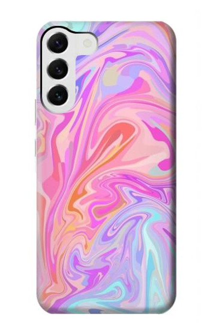 S3444 Digital Art Colorful Liquid Case For Samsung Galaxy S23 Plus
