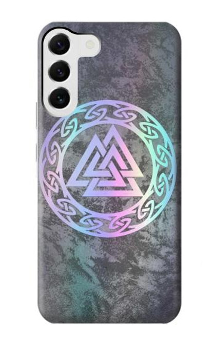 S3833 Valknut Odin Wotans Knot Hrungnir Heart Case For Samsung Galaxy S23 Plus