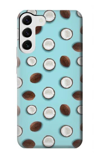 S3860 Coconut Dot Pattern Case For Samsung Galaxy S23 Plus