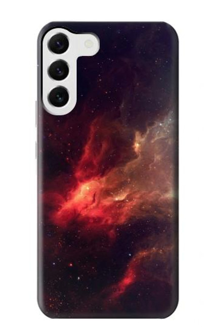 S3897 Red Nebula Space Case For Samsung Galaxy S23 Plus