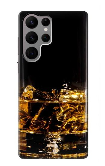 S2742 Ice Whiskey Whisky Glass Case For Samsung Galaxy S23 Ultra