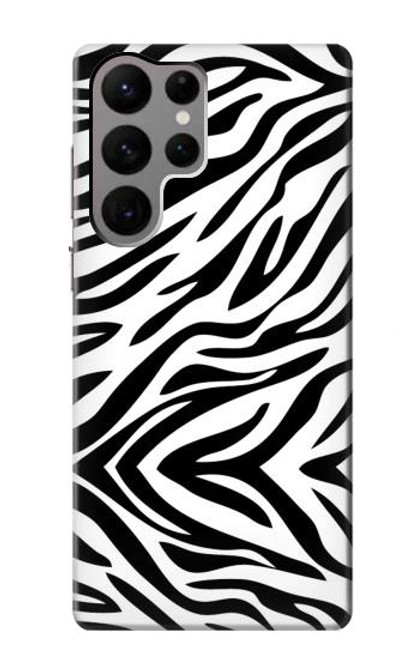 S3056 Zebra Skin Texture Graphic Printed Case For Samsung Galaxy S23 Ultra