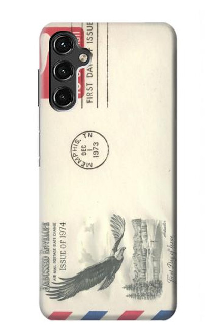 S3551 Vintage Airmail Envelope Art Case For Samsung Galaxy A14 5G