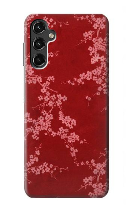 S3817 Red Floral Cherry blossom Pattern Case For Samsung Galaxy A14 5G