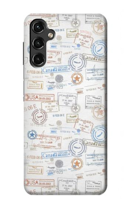 S3903 Travel Stamps Case For Samsung Galaxy A14 5G