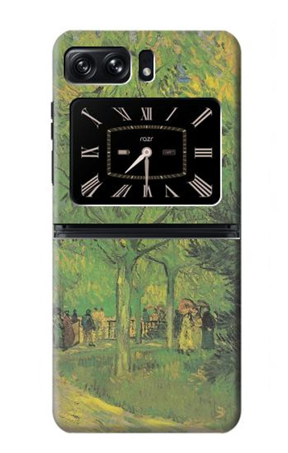 S3748 Van Gogh A Lane in a Public Garden Case For Motorola Moto Razr 2022