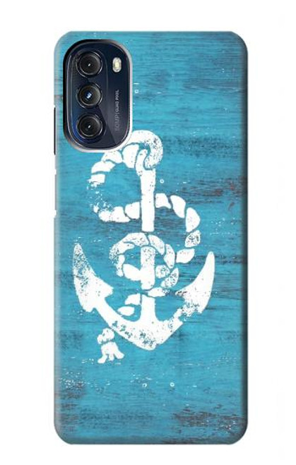 S3053 Marine Anchor Blue Case For Motorola Moto G 5G (2023)