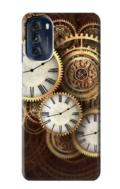 S3172 Gold Clock Live Case For Motorola Moto G 5G (2023)