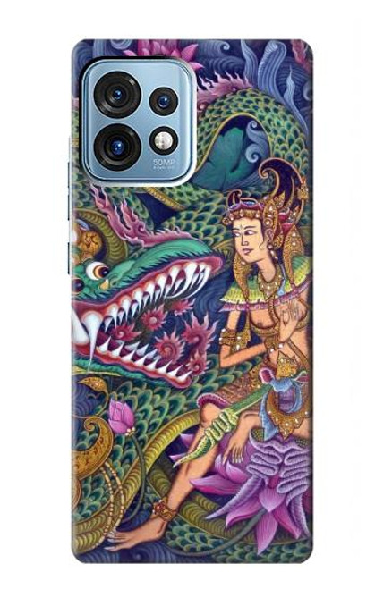 S1240 Bali Painting Case For Motorola Edge+ (2023), X40, X40 Pro, Edge 40 Pro
