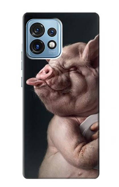 S1273 Crazy Pig Case For Motorola Edge+ (2023), X40, X40 Pro, Edge 40 Pro