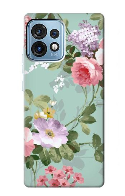 S2178 Flower Floral Art Painting Case For Motorola Edge+ (2023), X40, X40 Pro, Edge 40 Pro
