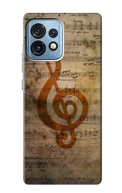S2368 Sheet Music Notes Case For Motorola Edge+ (2023), X40, X40 Pro, Edge 40 Pro