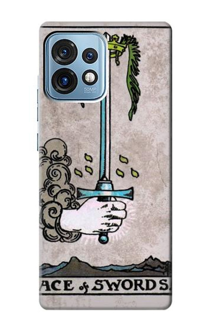 S2482 Tarot Card Ace of Swords Case For Motorola Edge+ (2023), X40, X40 Pro, Edge 40 Pro