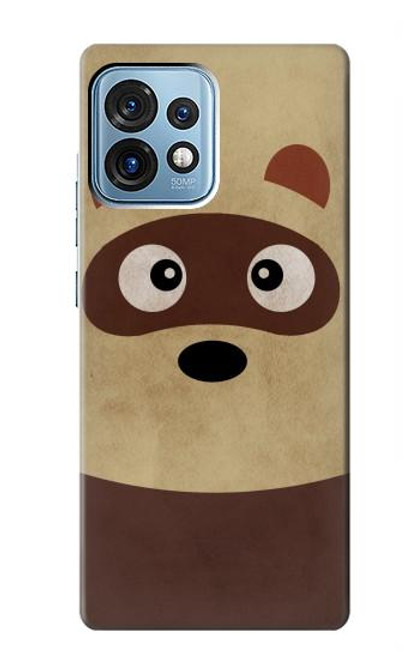 S2825 Cute Cartoon Raccoon Case For Motorola Edge+ (2023), X40, X40 Pro, Edge 40 Pro