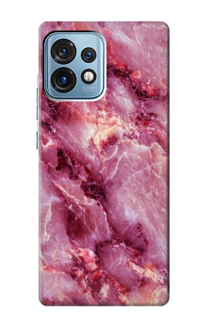 S3052 Pink Marble Graphic Printed Case For Motorola Edge+ (2023), X40, X40 Pro, Edge 40 Pro