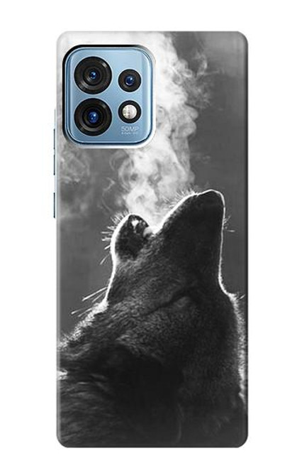 S3505 Wolf Howling Case For Motorola Edge+ (2023), X40, X40 Pro, Edge 40 Pro