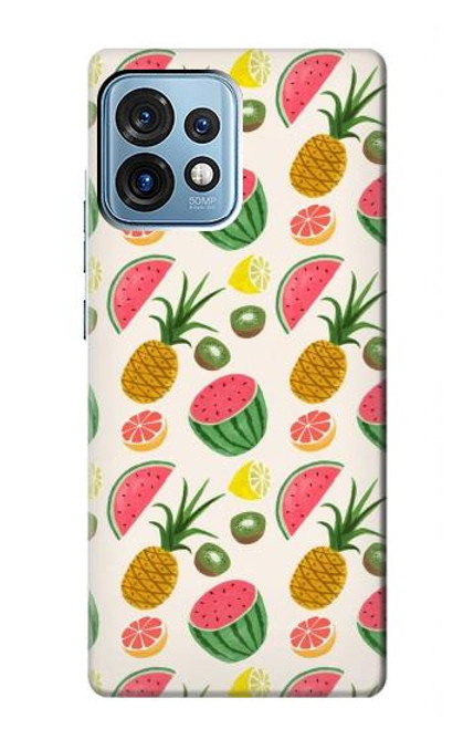 S3883 Fruit Pattern Case For Motorola Edge+ (2023), X40, X40 Pro, Edge 40 Pro