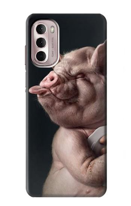 S1273 Crazy Pig Case For Motorola Moto G Stylus 4G (2022)