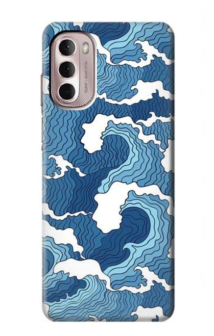 S3751 Wave Pattern Case For Motorola Moto G Stylus 4G (2022)