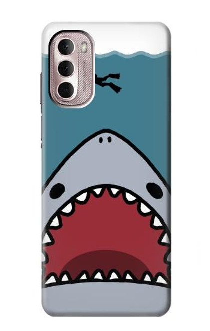 S3825 Cartoon Shark Sea Diving Case For Motorola Moto G Stylus 4G (2022)