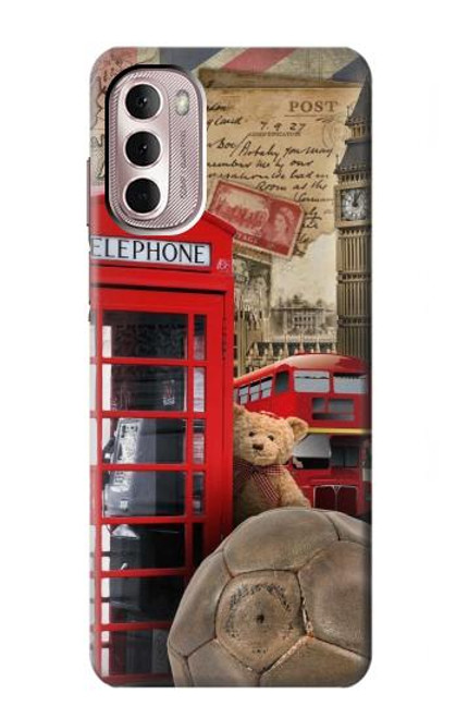 S3856 Vintage London British Case For Motorola Moto G Stylus 4G (2022)