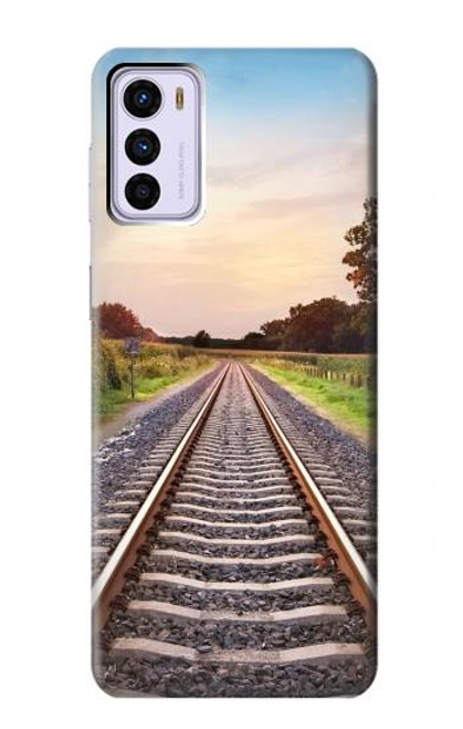 S3866 Railway Straight Train Track Case For Motorola Moto G42