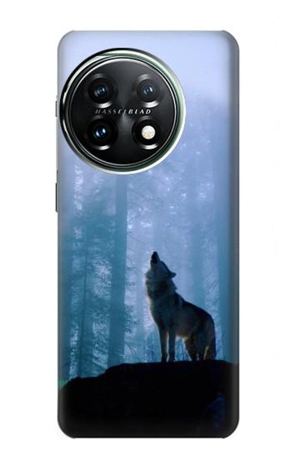 S0935 Wolf Howling in Forest Case For OnePlus 11