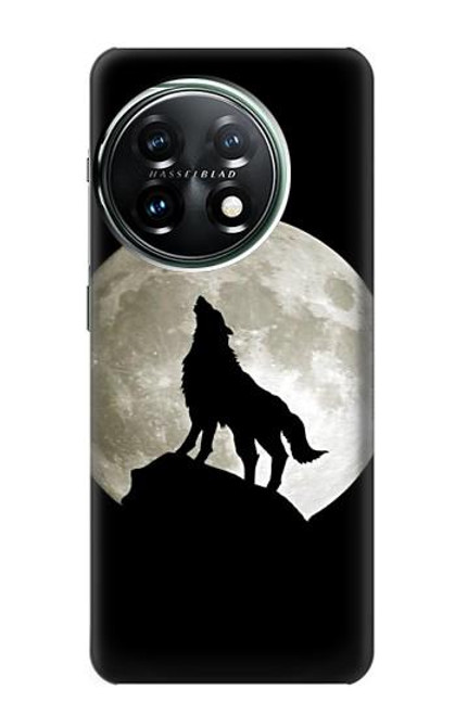 S1981 Wolf Howling at The Moon Case For OnePlus 11