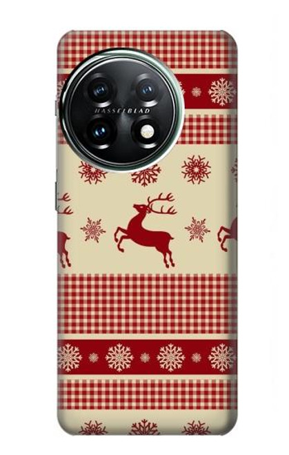 S2310 Christmas Snow Reindeers Case For OnePlus 11