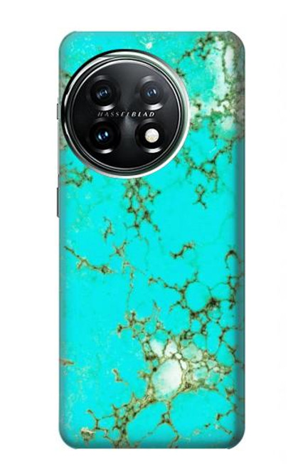 S2377 Turquoise Gemstone Texture Graphic Printed Case For OnePlus 11