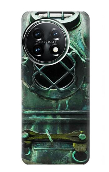 S2632 Antique Vintage Deep Sea Diver Helmet Case For OnePlus 11