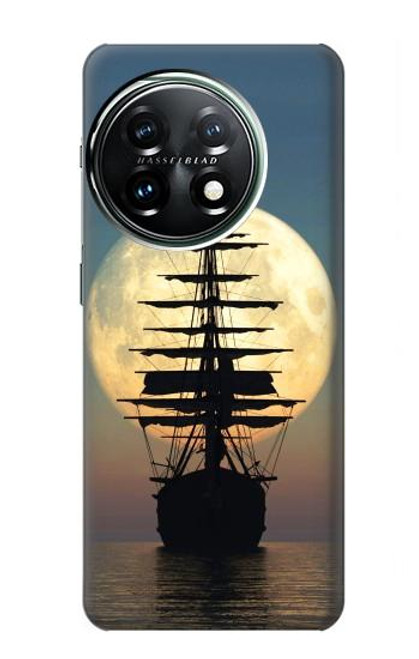 S2897 Pirate Ship Moon Night Case For OnePlus 11