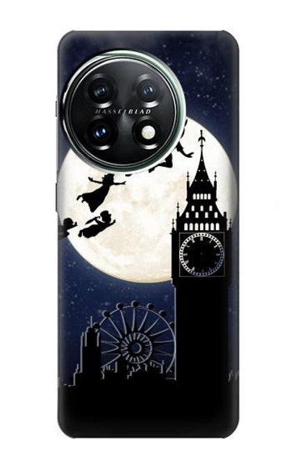 S3249 Peter Pan Fly Full Moon Night Case For OnePlus 11