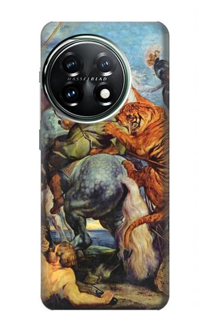 S3331 Peter Paul Rubens Tiger und Lowenjagd Case For OnePlus 11