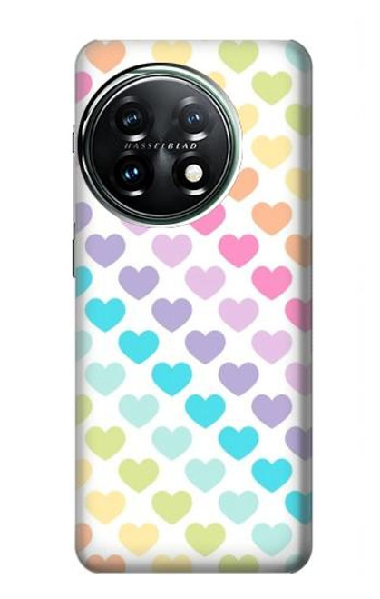 S3499 Colorful Heart Pattern Case For OnePlus 11