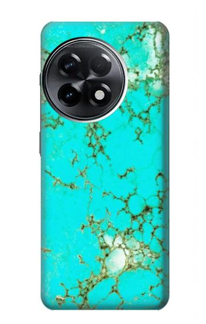 S2377 Turquoise Gemstone Texture Graphic Printed Case For OnePlus 11R
